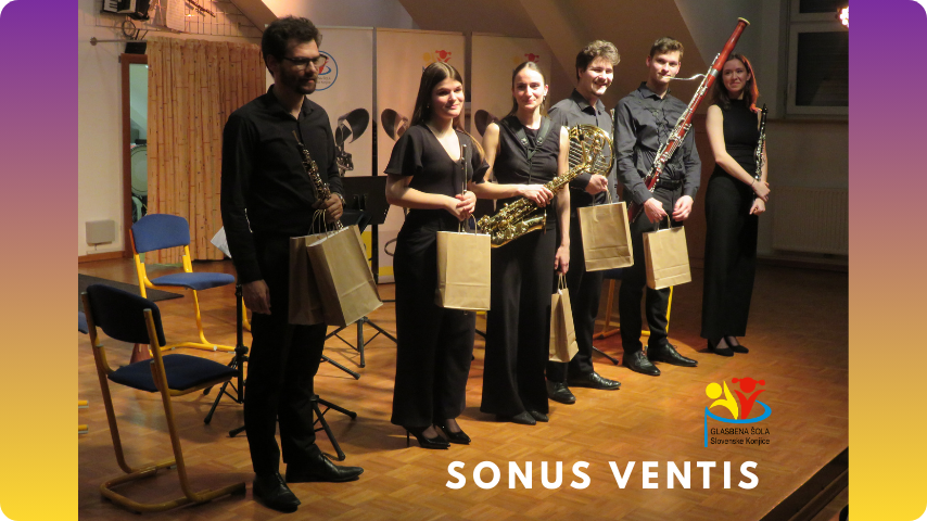 Pihalni sekstet Sonus Ventis navdušil